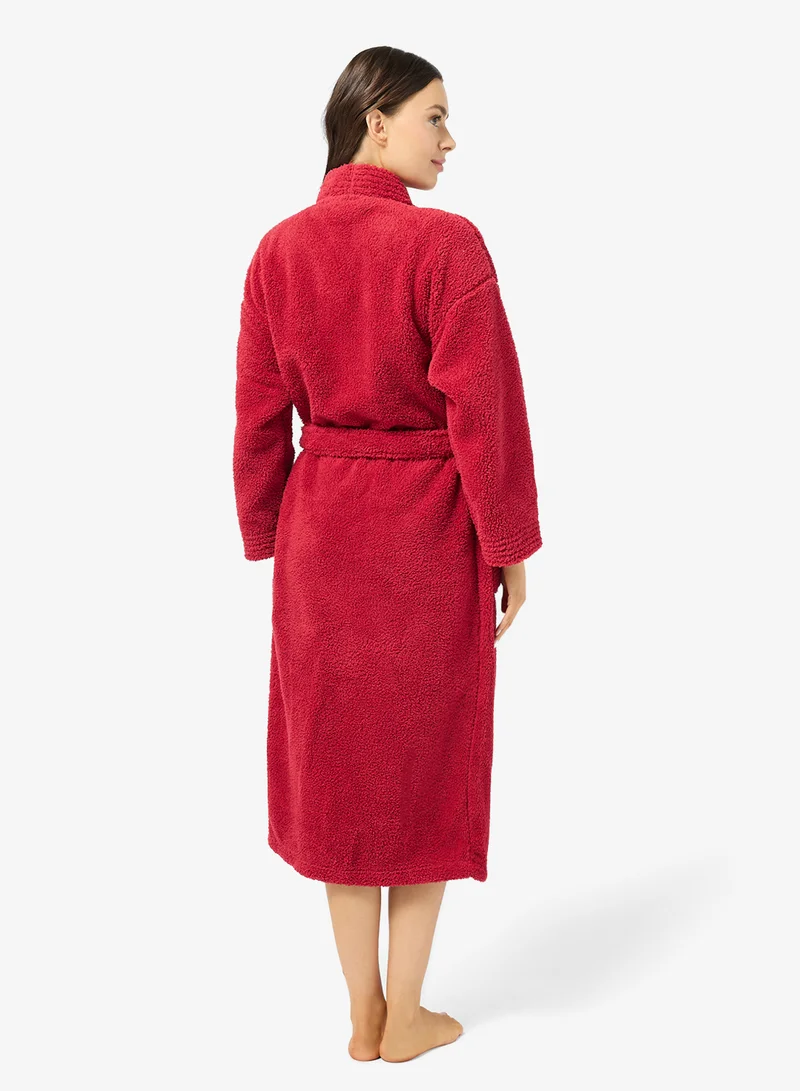 جينجر Cozy Terry Bath Robe